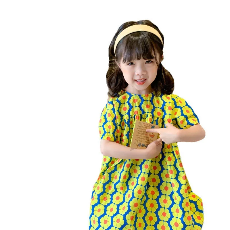 

Children Dress For Girls Kids Summer Short Sleeve Elegant Princess Wedding Evening Dress Girls Cute Dresses