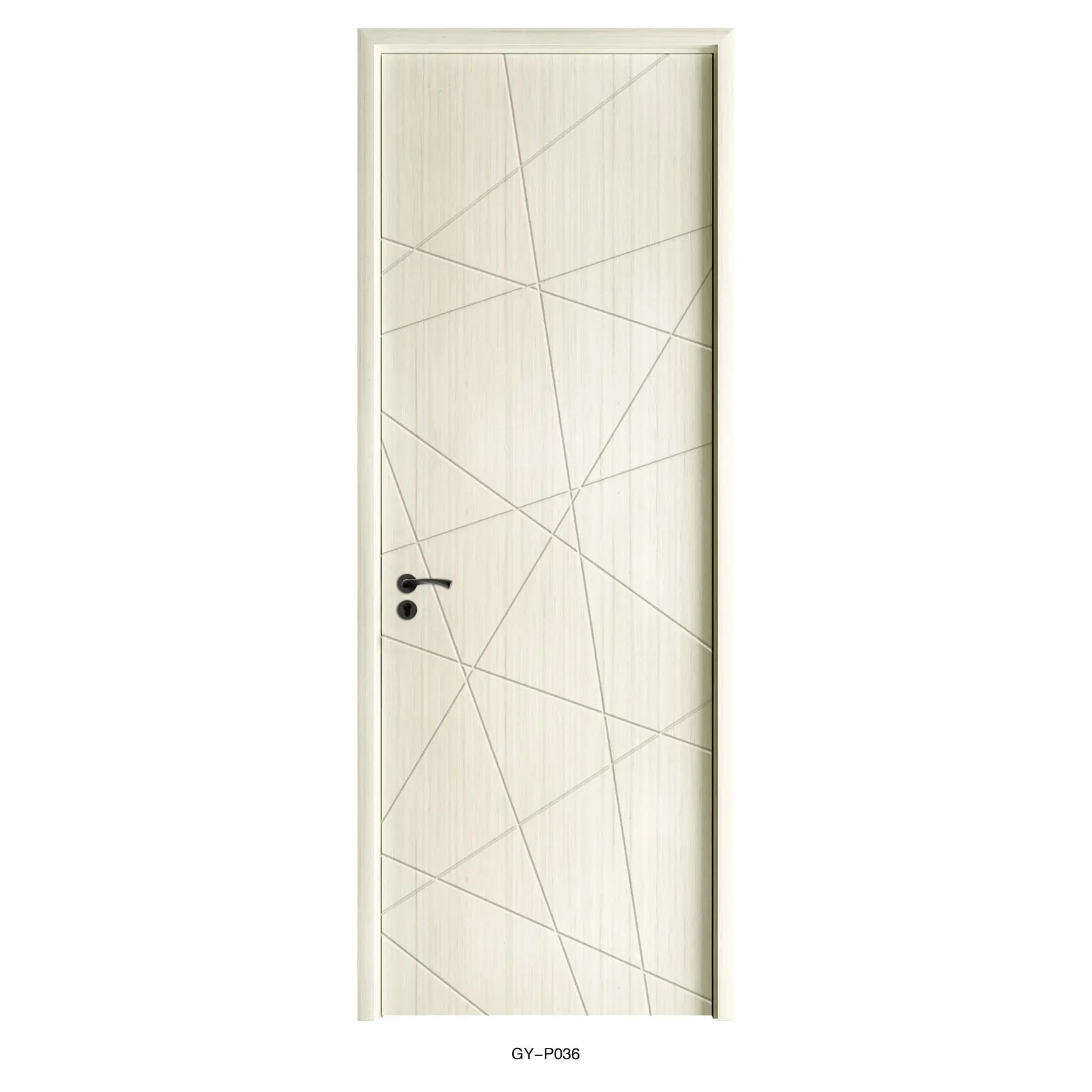 Hot Selling House Use Modern Slab Bedroom Doors Internal Door Wooden Waterproof Interior Painting Door For Houses 4