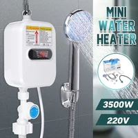 3500W Miniทันทีเครื่องทำน้ำอุ่นห้องครัวเครื่องทำน้ำอุ่นTanklessร้อนแตะอุณหภูมิก๊อกน้ำชุด 1