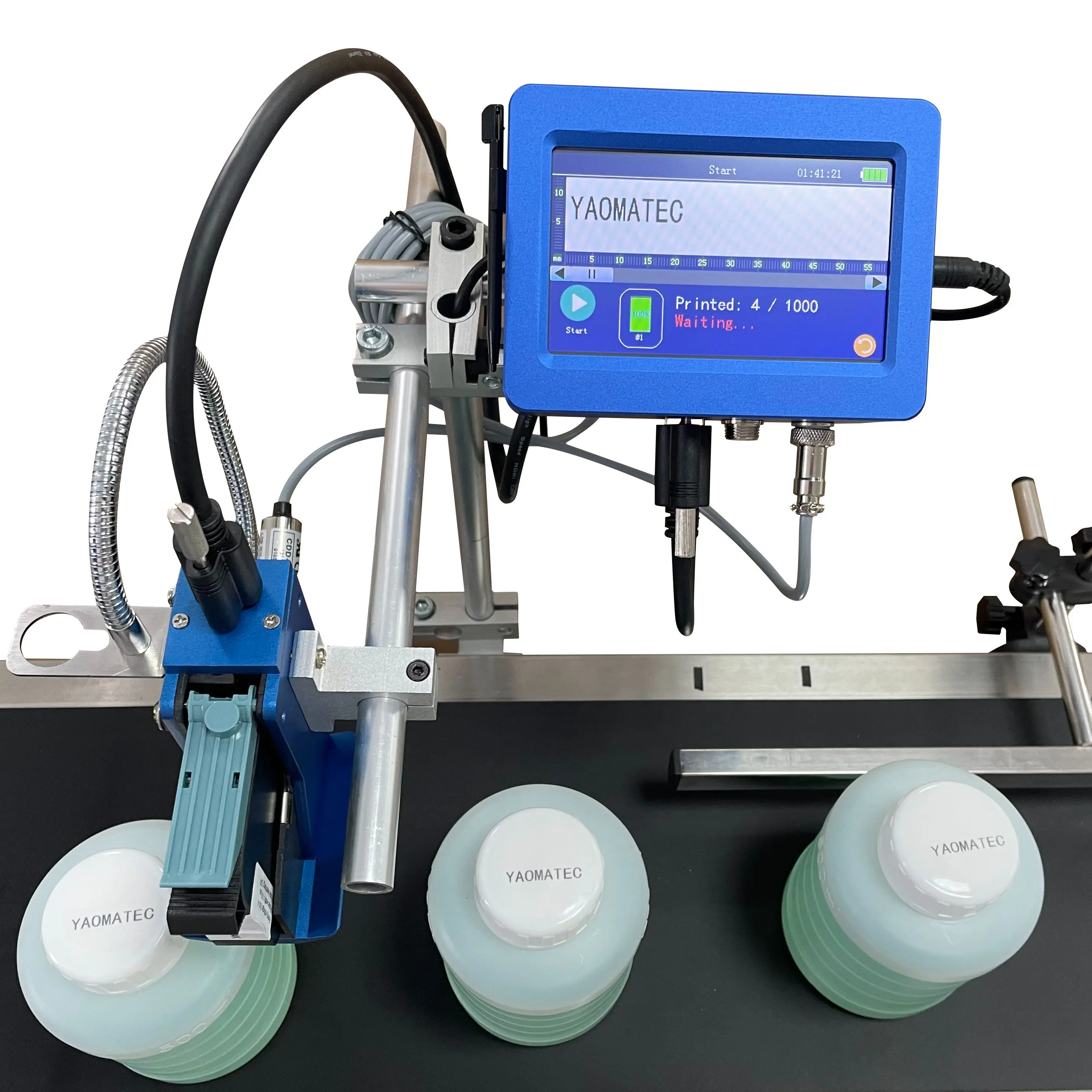 12.7mm 24 languages automatic coding machine expiry date printer mask printer On