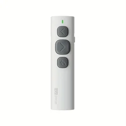 Wireless Bluetooth Remote Control for Ebook Readers and Smartphones - Hands - Free Page Turner and Video Scroller for Android/iOS (White)