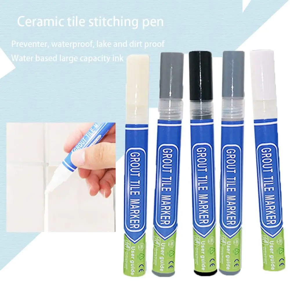 4Pcs Tile Grout Pen White Grout Renew Repair Marker with