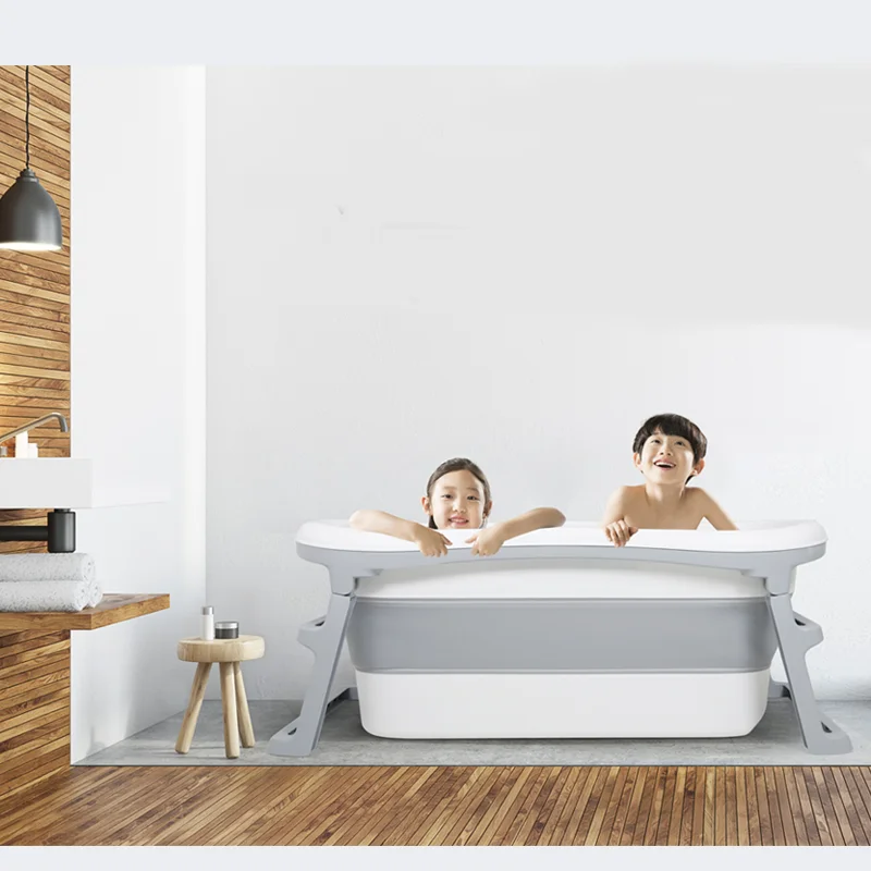 

Baby Portable Bathtub Folding Body Sauna Shower Bidet Mobile Foldable Bathtub Large Voetenbad Household Merchandises YX50FB