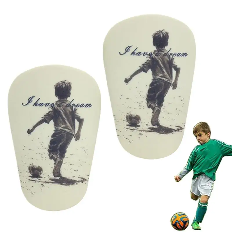 Youth Shin Guards Soft Padding Football Shin Guards Calf Protector Sleeves Protective Gear Sports Equipment For Football Games