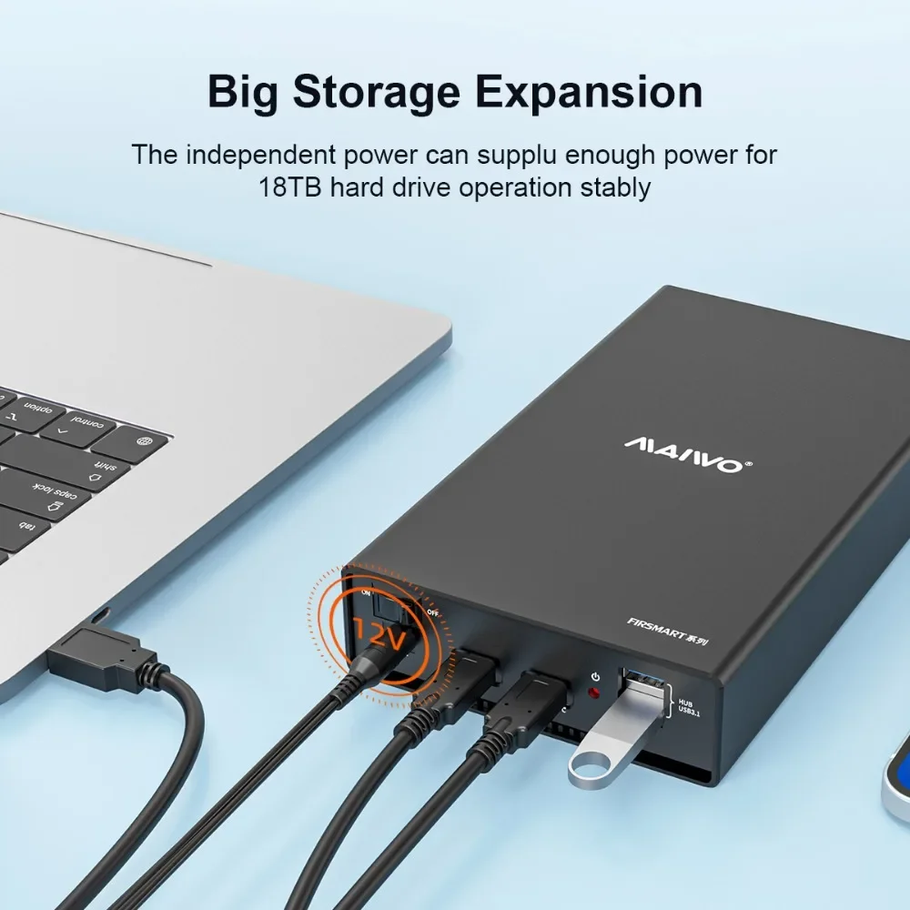 Maiwo-hdd Case para Disco Ssd Caixa Externa Gabinete de Disco Rígido Usb c 3.1 2.5 3.5 Sata para Usb 3.0 - Imagem 4
