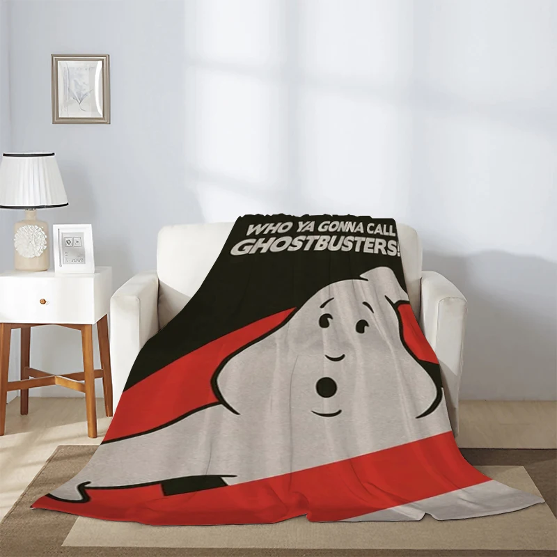 

Movie Nap Blanket Sofa Winter G-Ghostbusters Microfiber Bedding Fluffy Soft Blankets & Throws Knee Warm Fleece Decorative Luxury