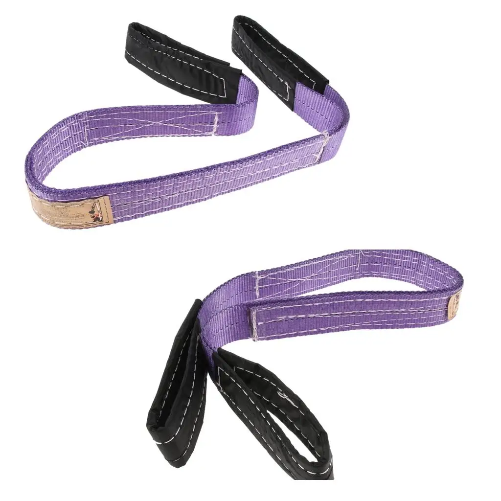 / 3.3ft 1 0kg Heavy Duty Tow Strap Rope Lifting Pull Cable Road , Pack of 2, wear-resistant, and reliable