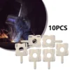 10Pcs U-Shaped Nickel Sheets Spot Welding Nickel Plate Battery Plating Nickle 4S Lithium Battery Pack 1