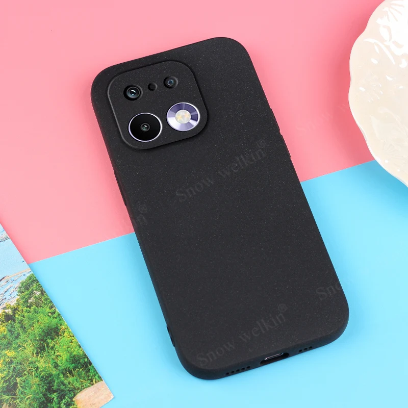 Sand Matte Soft Silicone Shockproof Protective Phone Case - Full Protection & Back Cover