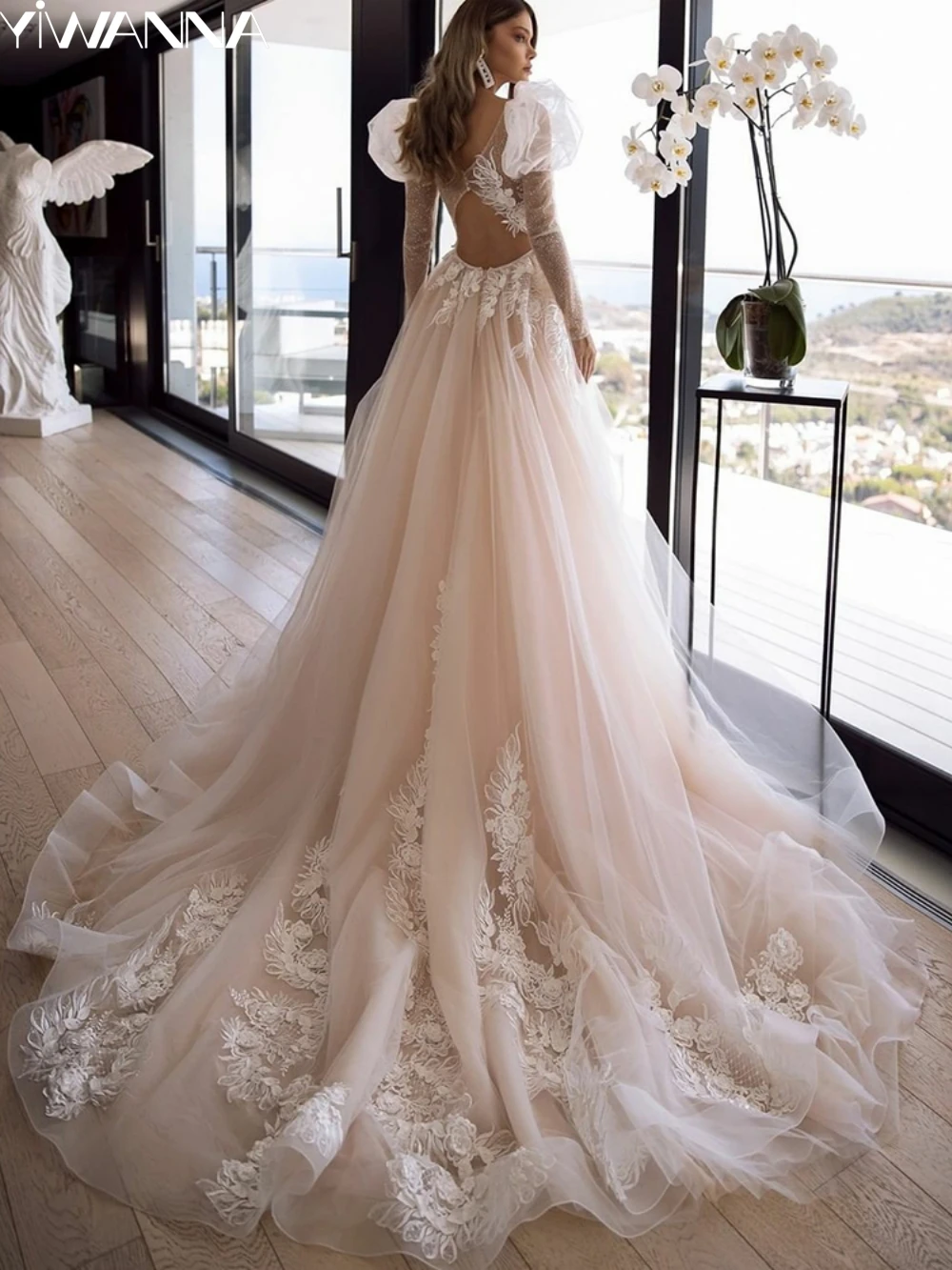 Romantic Sweetheart Neck Wedding Dresses Appliques Lace Dress For Bride Luxury Mermaid Bridal Gown Vestido De Novia