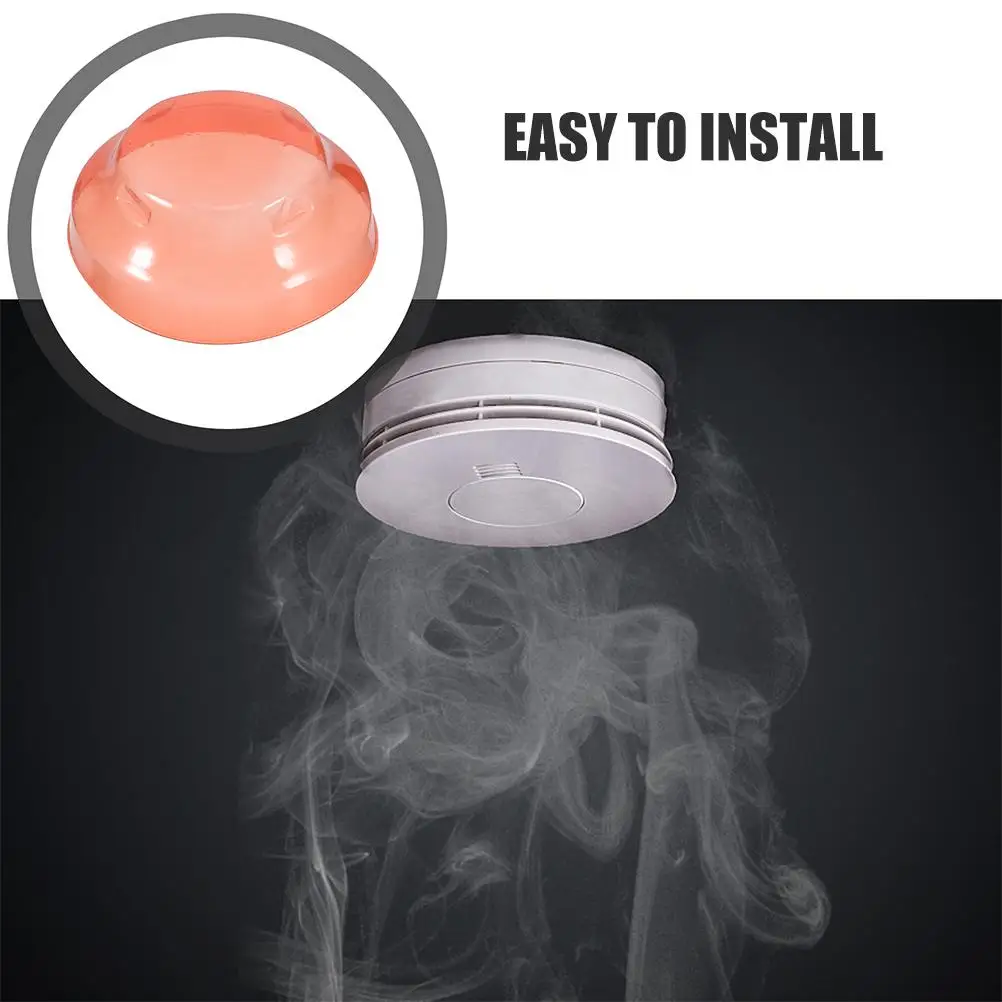 2 Pcs Smoke Detector Cover Dust Machine Abs Alarm Decorative Covers for Detectors