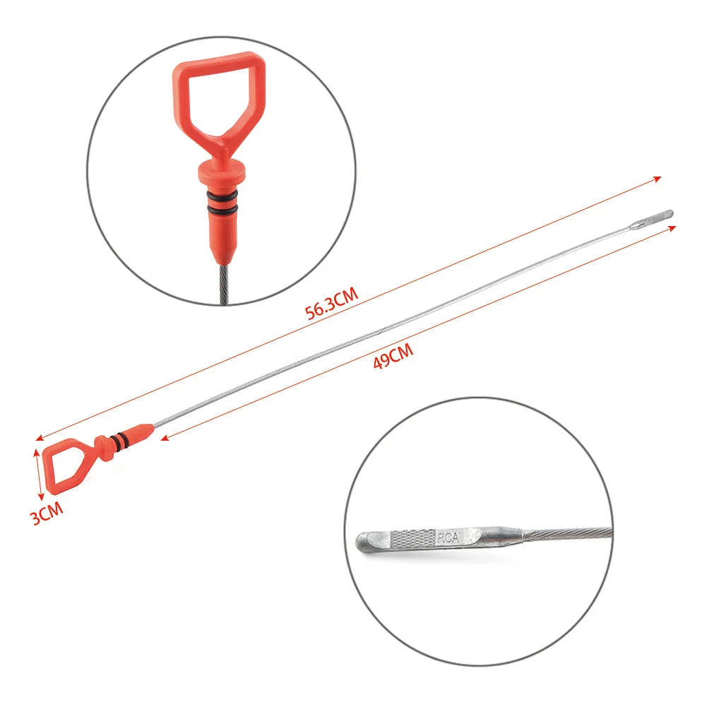 563mm Car Engine Oil Level Dipstick Car Engine Oil Dipstick For Acura MDX RDX RL TL For Honda Accord Crosstour Odyssey Pilot 15650RCAA02