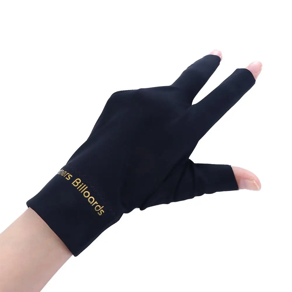 Description Picture 6 of itemAccessories Three Finger Glove Left Hand Billiards Gloves three-fingered Glove Billiard Cue Gloves Separate-finger Glove