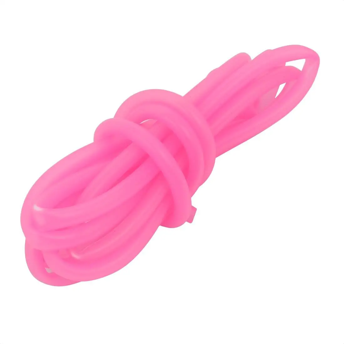 

Keszoox 4mm x 6mm High Temp Resistant Silicone Rubber Tube Hose Pipe Pink 2 Meter Long