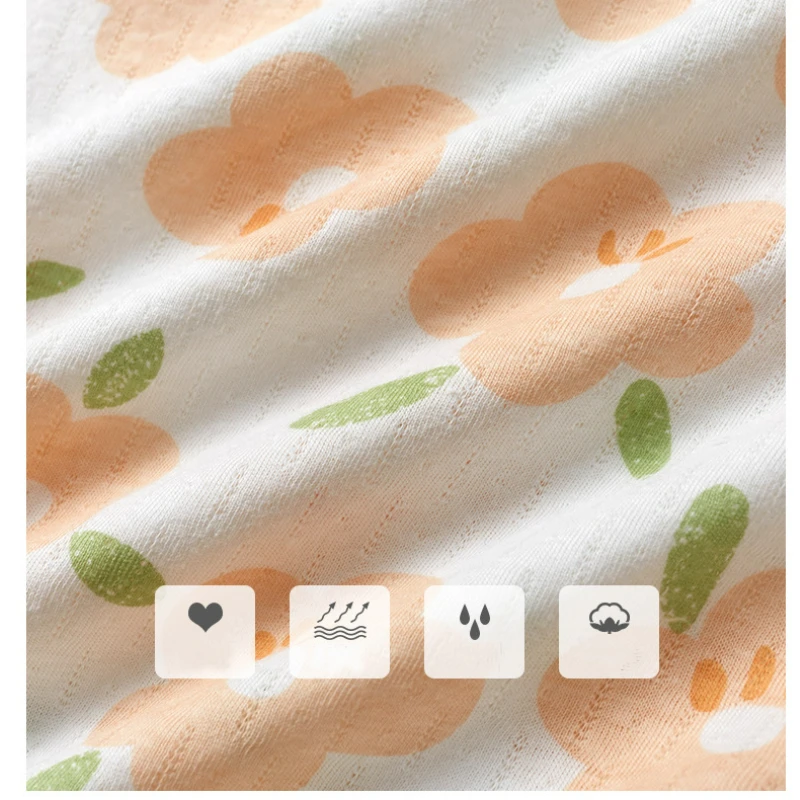 Children Pajamas Baby Boys Girls Cartoon Printed Sleep Set Summer Short Sleeve Cotton Pullover Sleepwear Toddler Nightwear
