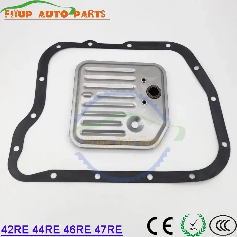 

42RE 44RE 46RE 47RE Auto Transmission Oil Filter Oil Pan Gasket For Dodge Dakota Durango Ram Jeep Grand Cherokee A518 A500 A618