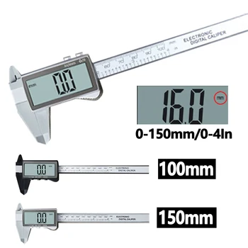 Caliber Measuring Digital Vernier Caliper Portable Measuring Tools High Precision Digital Micrometer Caliper Carpenter Tools