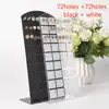 2 pièces mode Portable boucles d'oreilles clous d'oreille support en plastique bijoux présentoirs boucle d'oreille vitrine organisateur support de rangement