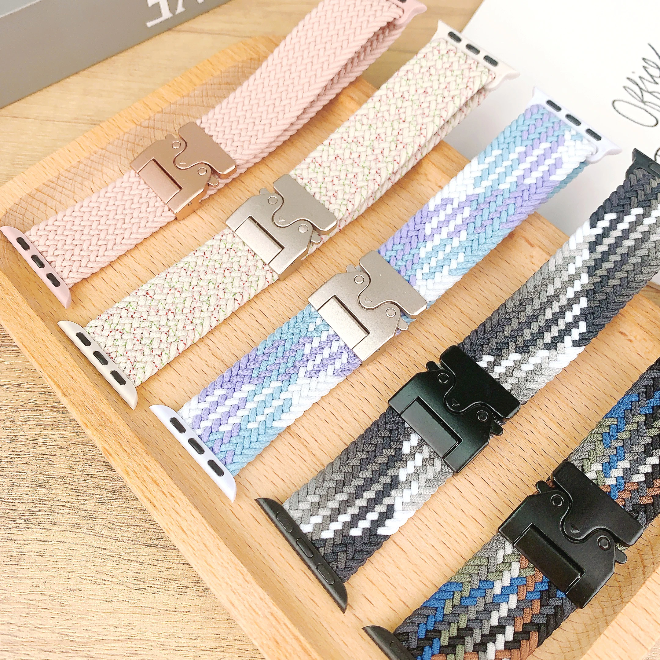 Braided Nylon Watch Strap Bracelet – Elegant and Versatile Design