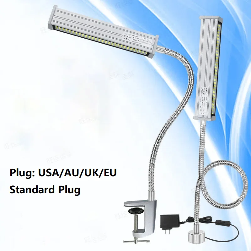 CNC Workshop Working Lights 400mm Flexible Llong Arm LED Waterproof LED Lndustrial Lamp Aluminum Alloy Durable Light 110-220V