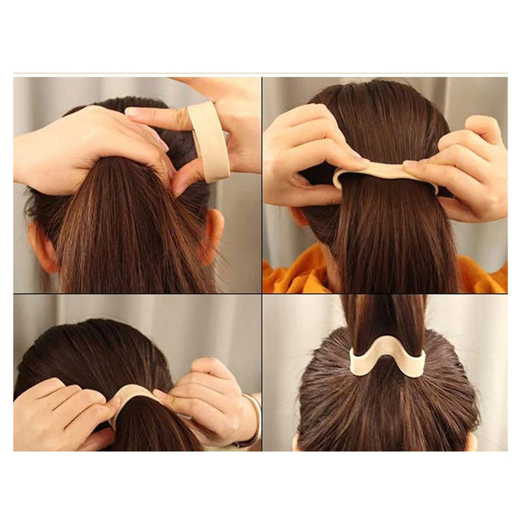 

Easy-to Hair Scrunchies Convenient For Any Hairstyle Silicone Hair Scrunchie Elastic Hair Bands
