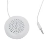 Mini 3.5mm Jack Wired Pillow Speaker for MP3 MP4 CD Player Phone Radio Portable Outdoor Sports Audio Stereo Universal White 2