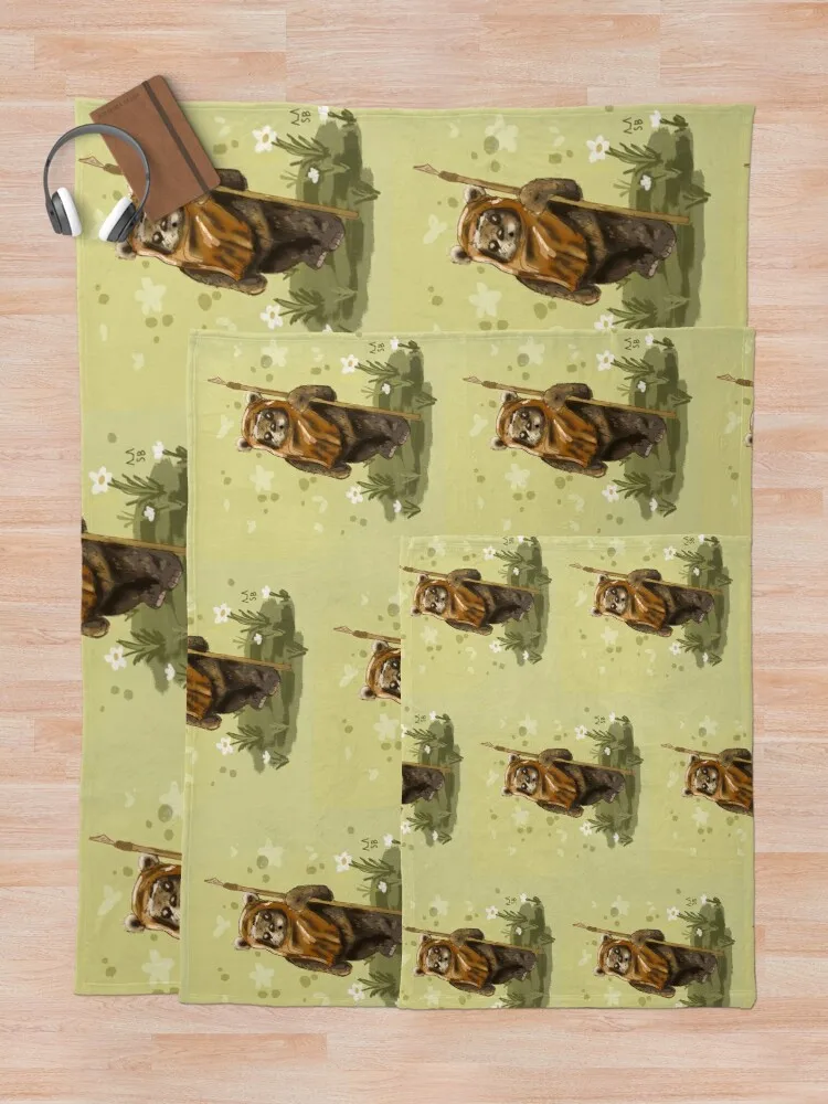 adorable EwokThrow Blanket KidS Blanket Picnic Blanket Single Blanket