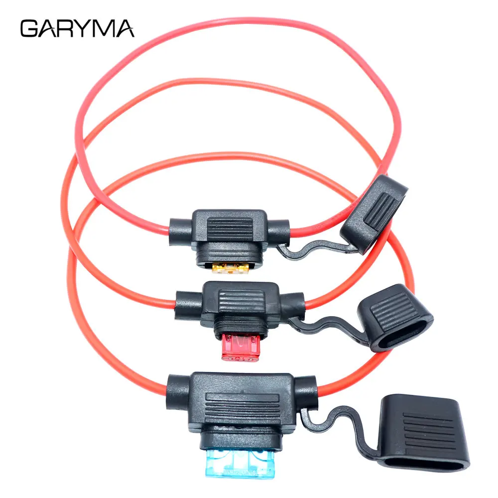 Fuse Holder Mini/Small/Medium 12V Car Waterproof ATO ATC ATM APM Box 18/16/14/12/10AWG With 3A-40A