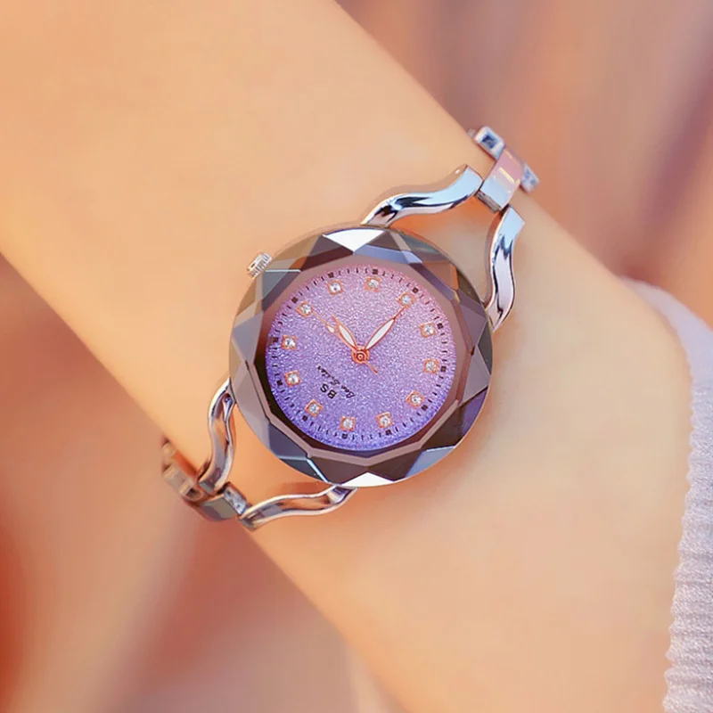 

New Chain Watch Rhinestone Sunset Glow Glitter Surface Dream Starry Sky Surface Women's Fashion Watch