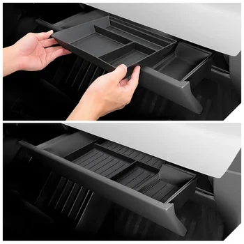 For Tesla Cybertruck 2025 Central Console Glove Box Storage Box Pad Car Storage Tray Tidying Organizer Case Pickup Accessories 1