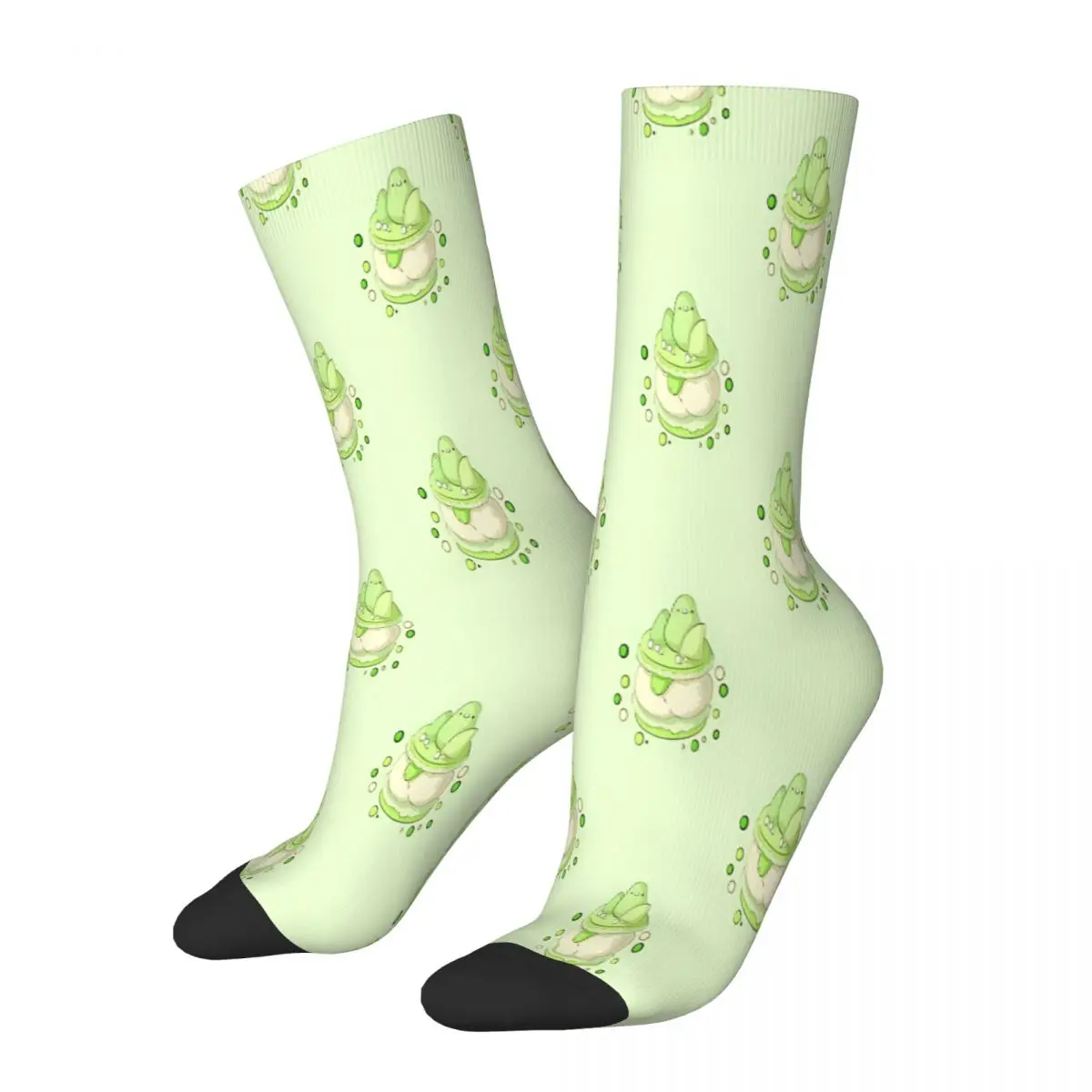 

Green Apple Delicacy Food Socks Male Mens Women Summer Stockings Harajuku