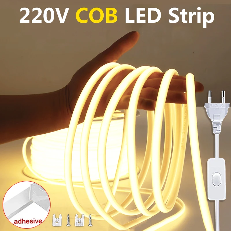 Waterproof Outdoor LED Strip with ON-OFF Switch for Versatile Lighting Solutions