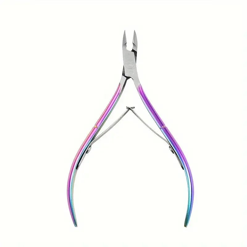 Nail Clippers 1pc Nail Cuticle Clippers Stainless Steel Tweezers Pusher Dead Skin Removal Scissors Clippers Manicure Tools