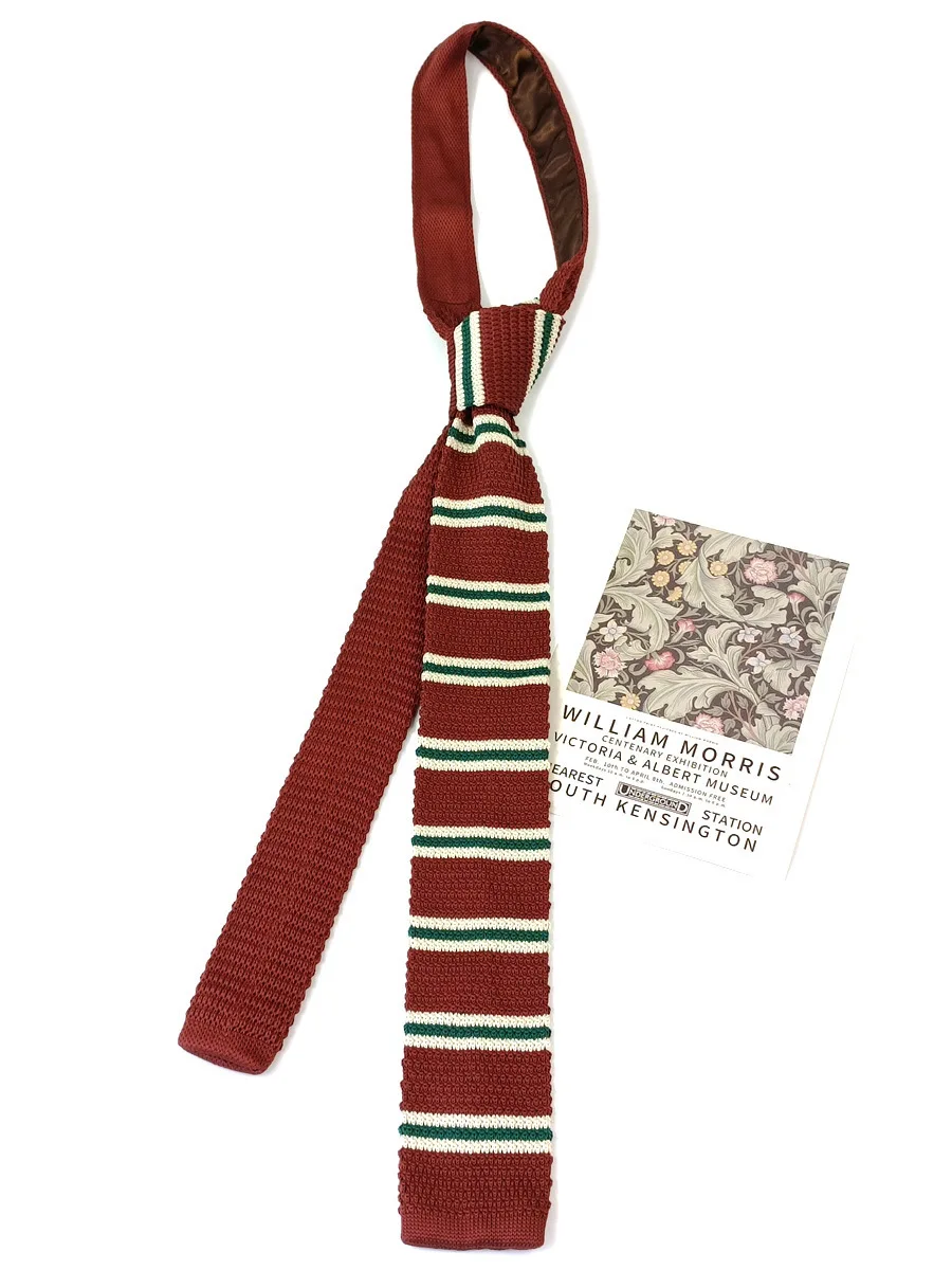 Neue britische Freizeit-Strickkrawatten für Herren, schmal, flach, 6 cm, gestreift, für College-Jungen und -Mädchen, Hemd-Accessoires, Anzugkrawatte – Detail 9