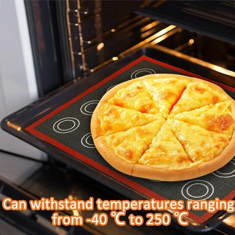 Perforated Silicone Non-Stick Baking Mat for Eclairs, Macarons, Bread, and Cookies