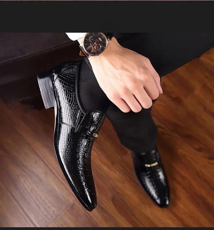 Luxury Men's PU Leather Dress Shoes for Business and Weddings 2 undefined