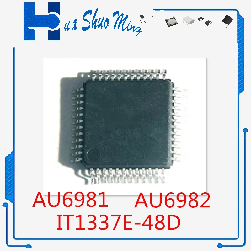 

10Pcs/Lot AU6981 AU6982 IT1337E-48D QFP48