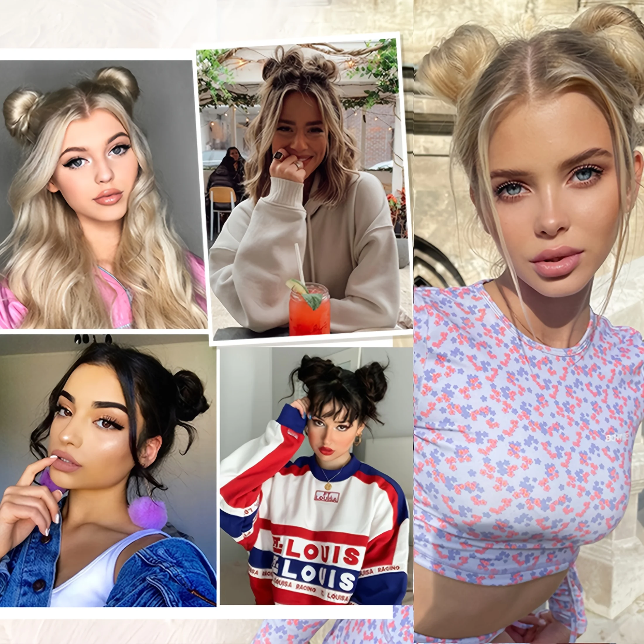 합성 시뇽 조절 가능한 헤어 번 헤어 스크런치 익스텐션 곱슬 업두 헤어피스 여성용