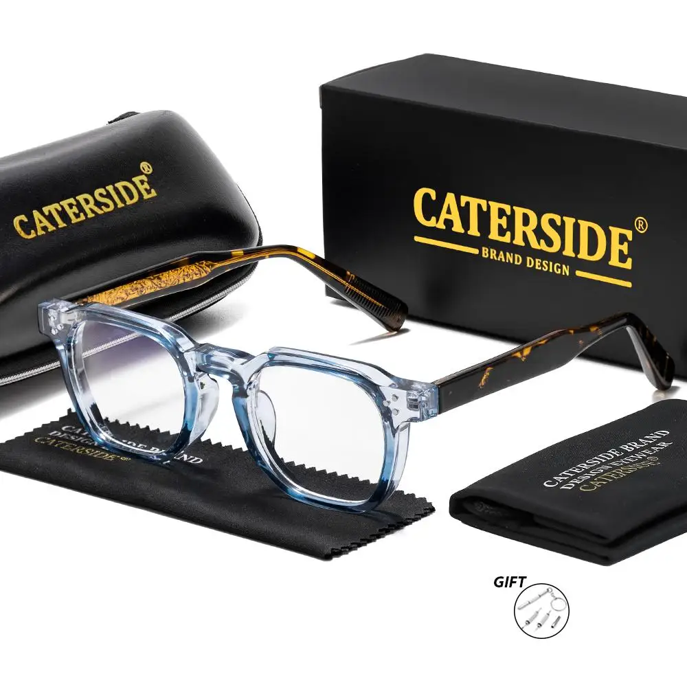 CATERSIDE Minimalistische optische Herrenbrille, individuelle Korrektionsbrille, Damen-Tagesdekoration, elegante Luxusbrille – Detail 9