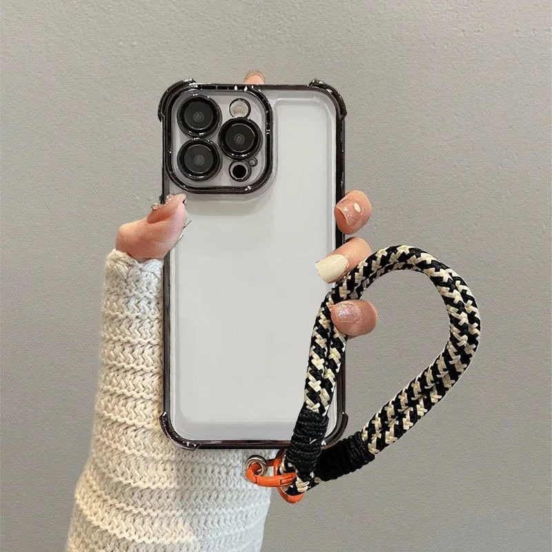 Butterfly Design Phone Case with Strap Cover