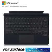 For Microsoft Surface Pro 9 8 X & 3 4 5 6 7 & Go1 2 3 Wireless Bluetooth Magnetic Backlit Keyboard - Customisable Language