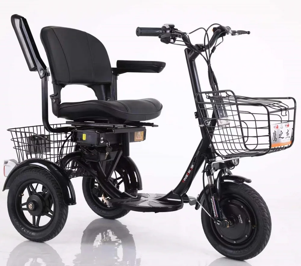 new three wheel modified cheap powerful adult handicapped 3 wheels bike electric mobility scooter elderly