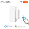 MIUCDA Tuya WiFi/Zigbee Door Sensor Smart Door Window Detector Home Security Alarm App Remote Control For Alexa Google Home 1