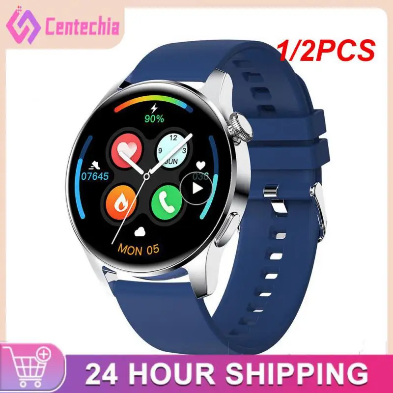 

1/2PCS New Call Smart watch Men Full touch Screen Sports fitness watch is Suitable For Android ios Smart