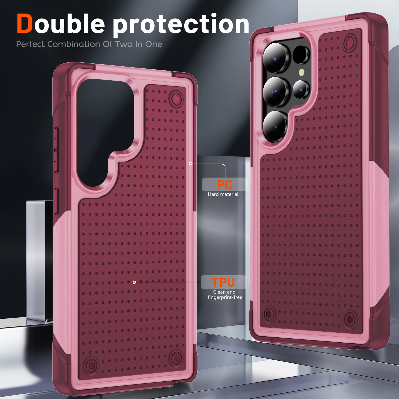 Premium Armor Rugged Phone Case - Luxury Anti-Drop Shockproof Protection Cover