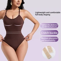 Body Shapewear sans couture pour femmes, Fajas Colombianas, modelant tout le corps, string doux, contrôle du ventre, rehausseur de fesses, sous-vêtements amincissants 2