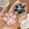 Cartoon Paste Cat Claw Finger Pinch Music Toys Children and Adults Elastic Decompression Toys Relax Pinch Crystal Cat Claw Toys 6