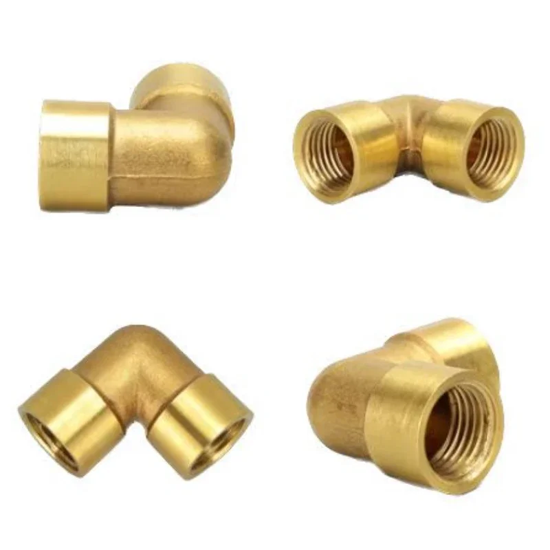 Pipe Fitting Water Pipe Fitting Hose Pipe Fitting 1/8" 1/4" 3/8" 1/2" 3/4" 1" Female x Male Thread 90 Deg Brass Elbow Pipe Fitting Connector Coupler For Water Fuel Copper adapter