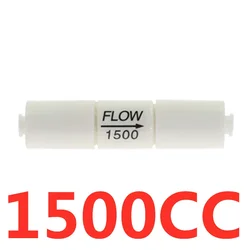 High-Capacity Water Flow Regulator for Reverse Osmosis Systems, 1/4 Quick Connect Fitting (1500CC)