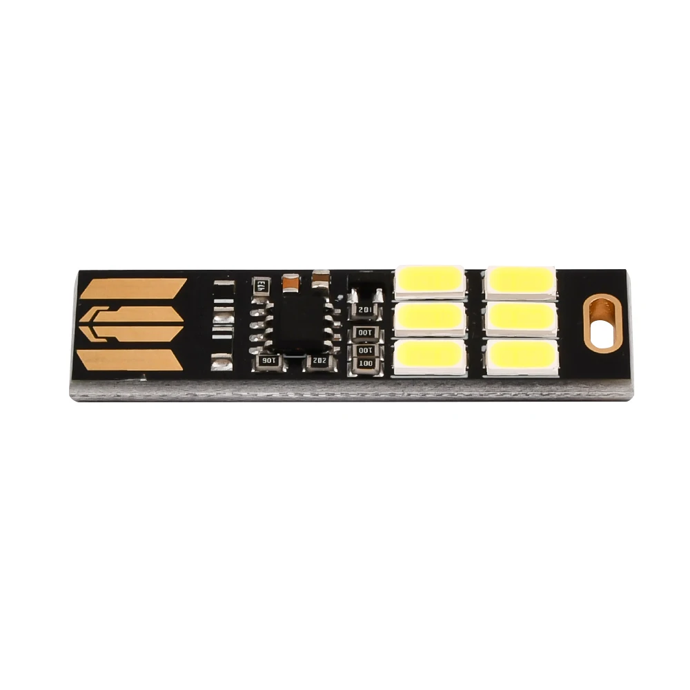 10Pcs/5Pcs 5V Mini Touch Sensor 5730 USB 6 LED Light Dimmable Night Light for Power Bank Computer Laptop Book Reading Table Lamp led light led night light